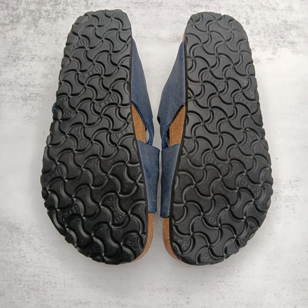 Birkenstock Blue Cross-Strap Sandals - Picture 8 of 10